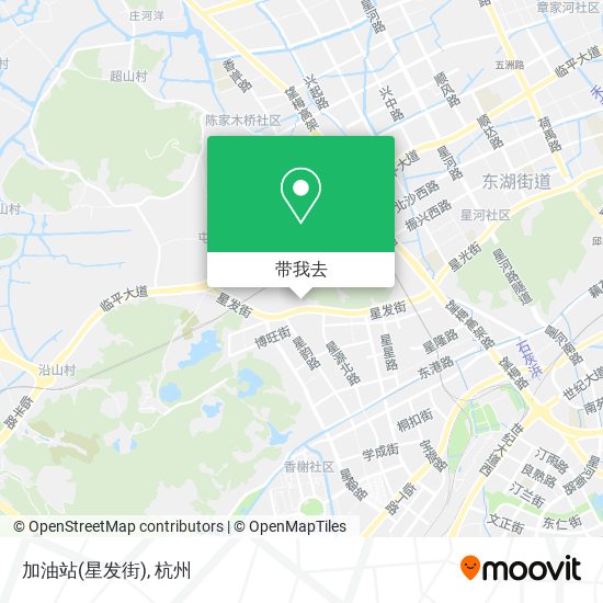 加油站(星发街)地图