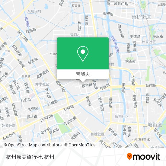 杭州原美旅行社地图