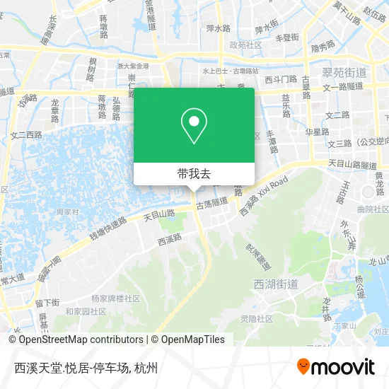 西溪天堂.悦居-停车场地图