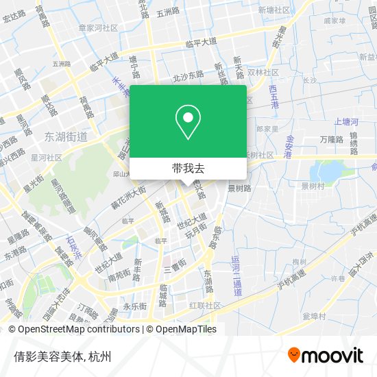倩影美容美体地图