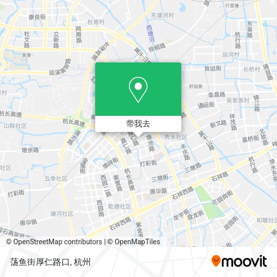 荡鱼街厚仁路口地图