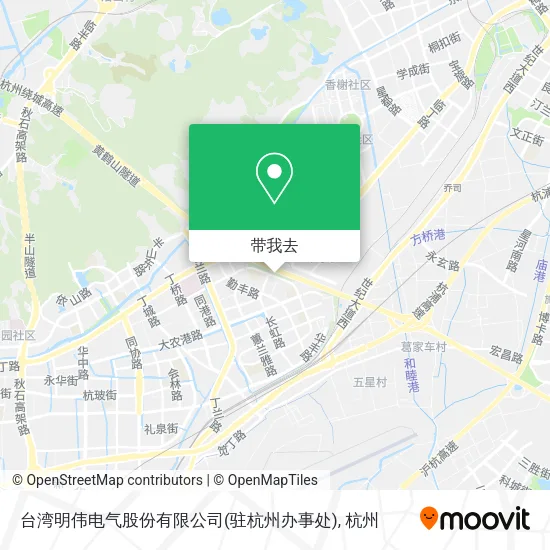 台湾明伟电气股份有限公司(驻杭州办事处)地图