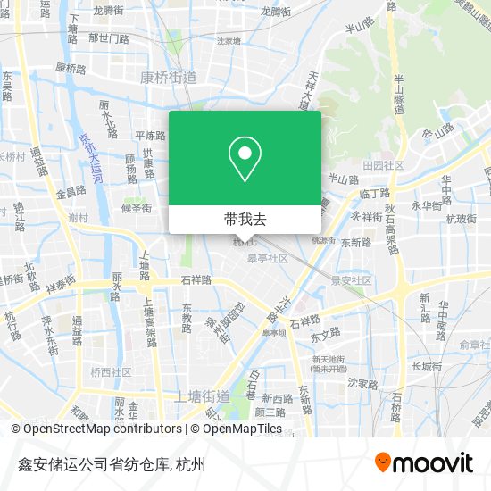 鑫安储运公司省纺仓库地图