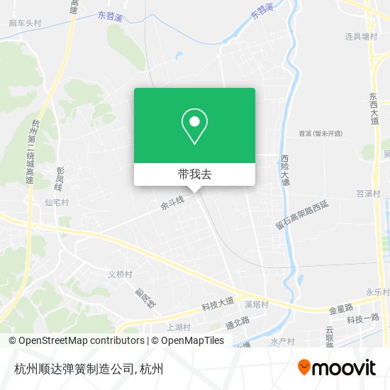 杭州顺达弹簧制造公司地图