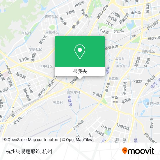 杭州纳易莲服饰地图
