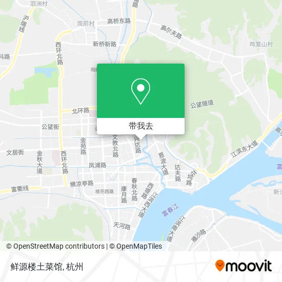 鲜源楼土菜馆地图