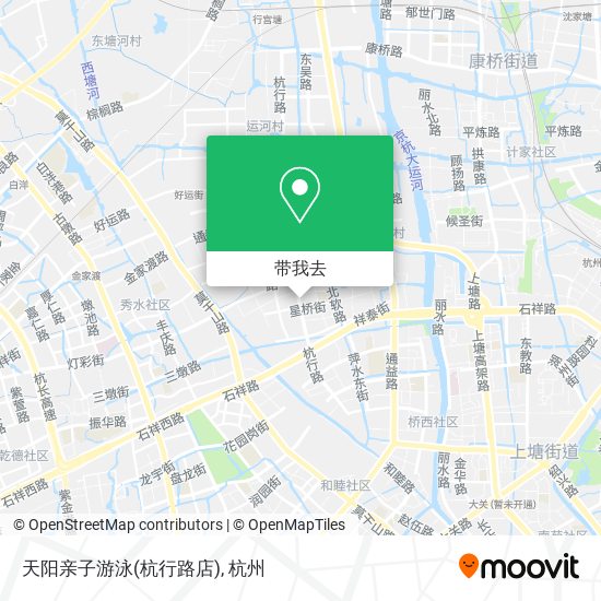 天阳亲子游泳(杭行路店)地图