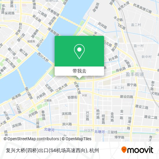 复兴大桥(四桥)出口(S4机场高速西向)地图