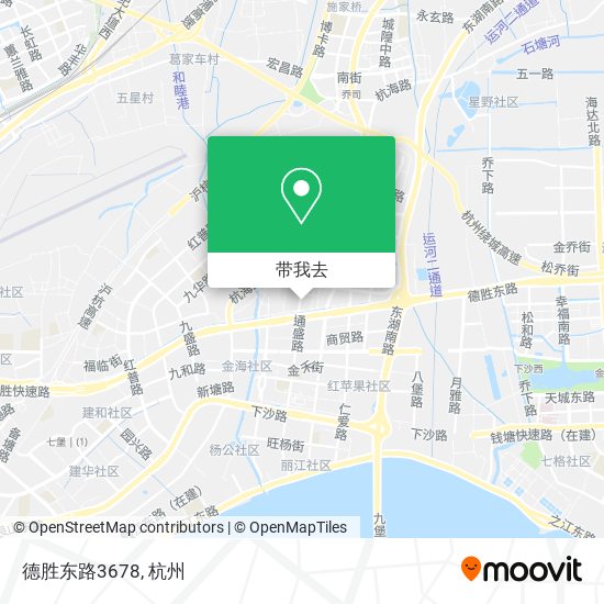 德胜东路3678地图