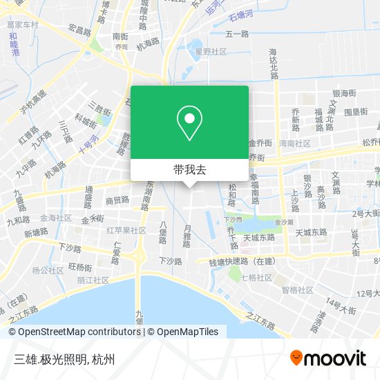 三雄.极光照明地图