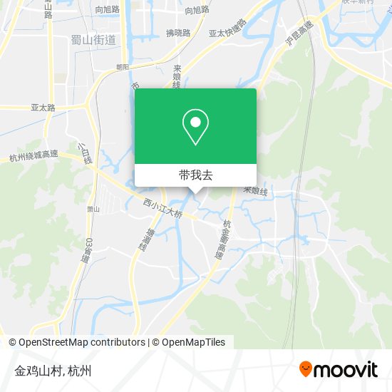 金鸡山村地图