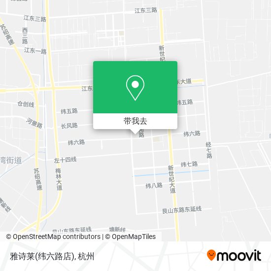 雅诗莱(纬六路店)地图