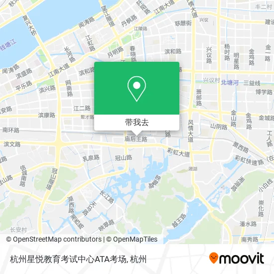 杭州星悦教育考试中心ATA考场地图