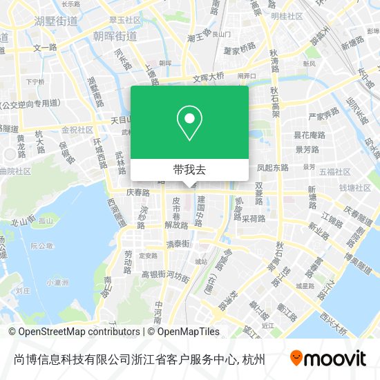 尚博信息科技有限公司浙江省客户服务中心地图