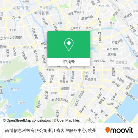 尚博信息科技有限公司浙江省客户服务中心地图