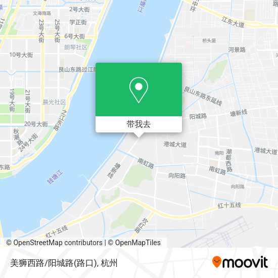 美狮西路/阳城路(路口)地图