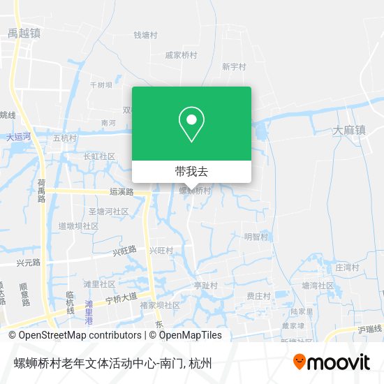 螺蛳桥村老年文体活动中心-南门地图