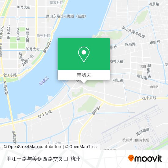 里江一路与美狮西路交叉口地图