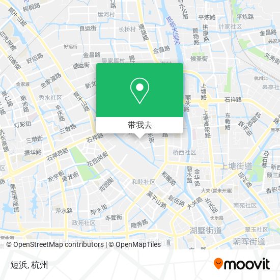 短浜地图
