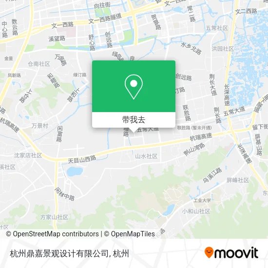 杭州鼎嘉景观设计有限公司地图