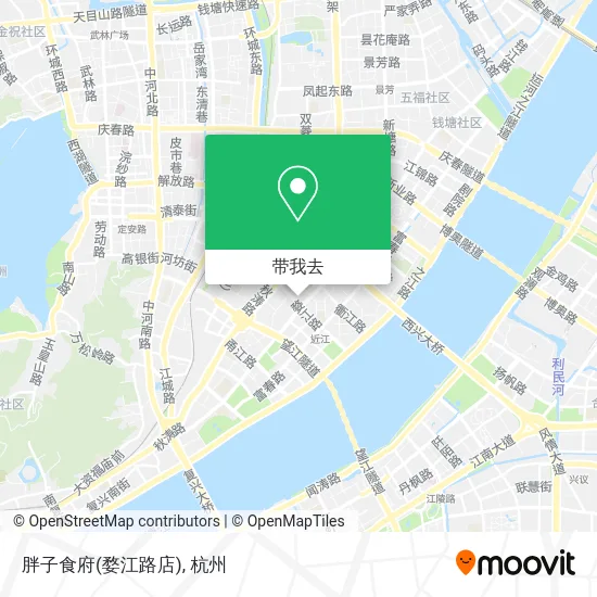 胖子食府(婺江路店)地图