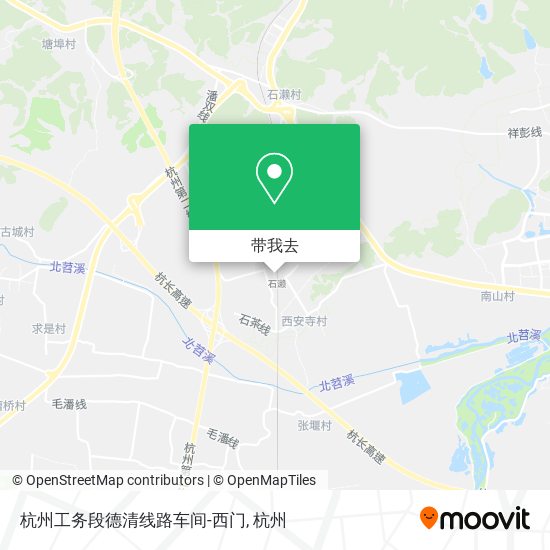 杭州工务段德清线路车间-西门地图