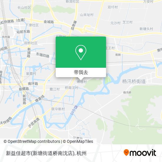 新益佳超市(新塘街道桥南沈店)地图