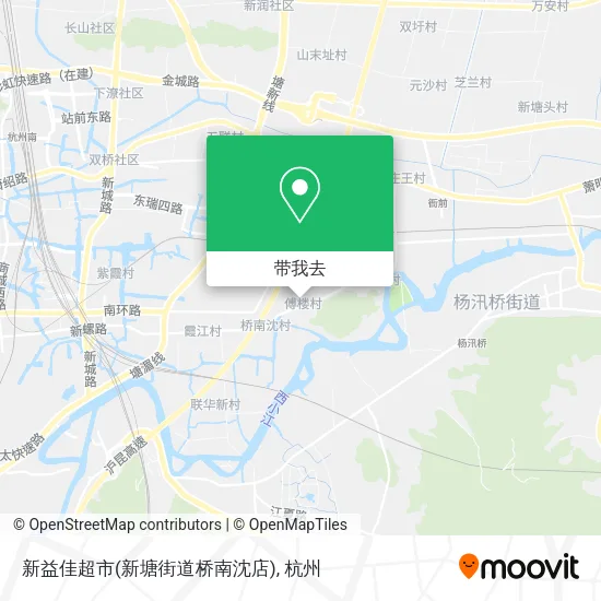 新益佳超市(新塘街道桥南沈店)地图
