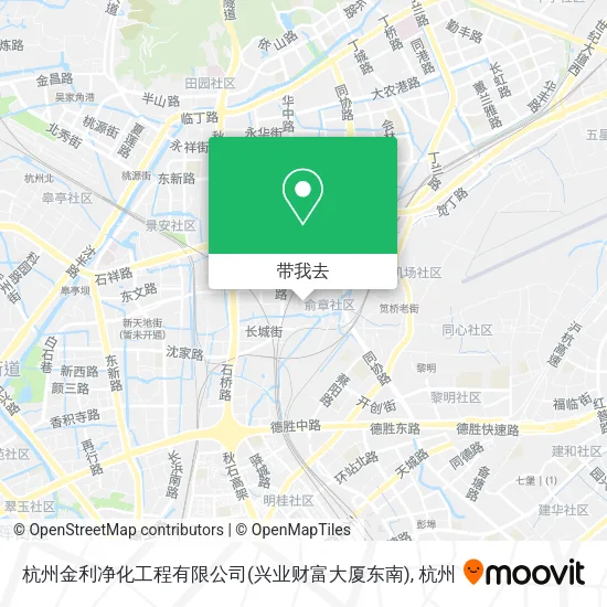 杭州金利净化工程有限公司(兴业财富大厦东南)地图