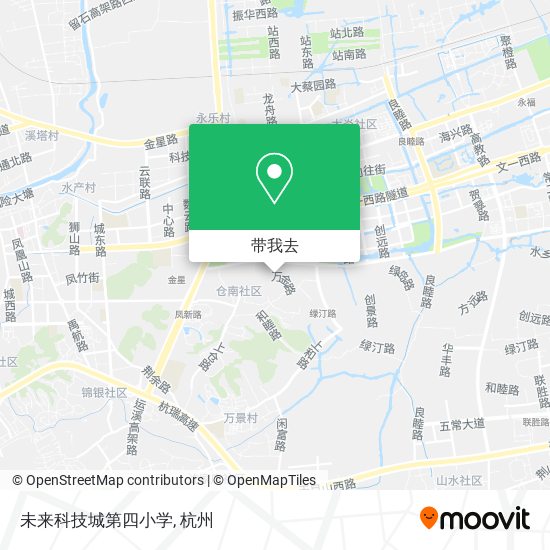 未来科技城第四小学地图