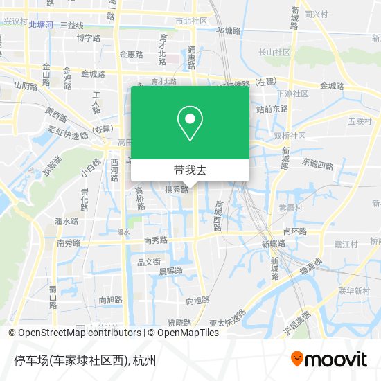 停车场(车家埭社区西)地图
