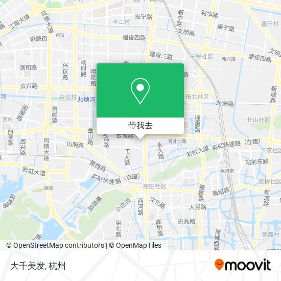 大千美发地图