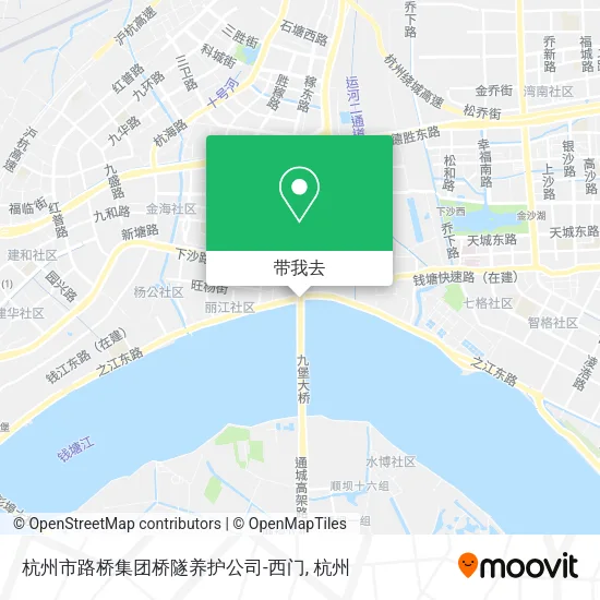 杭州市路桥集团桥隧养护公司-西门地图