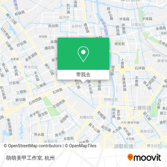 萌萌美甲工作室地图