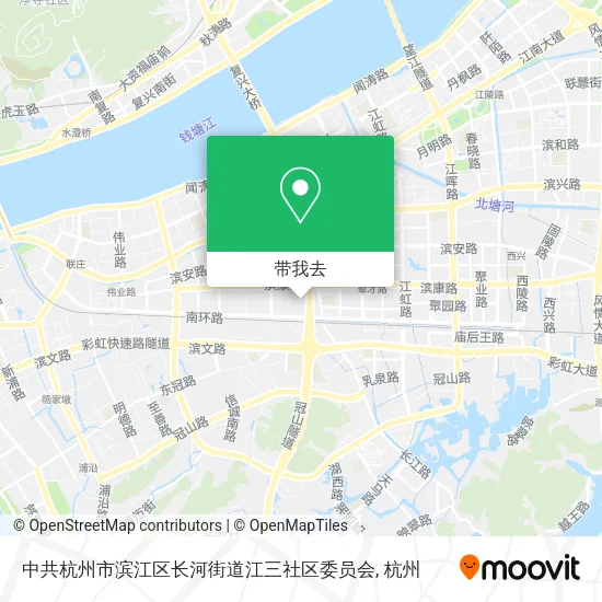中共杭州市滨江区长河街道江三社区委员会地图