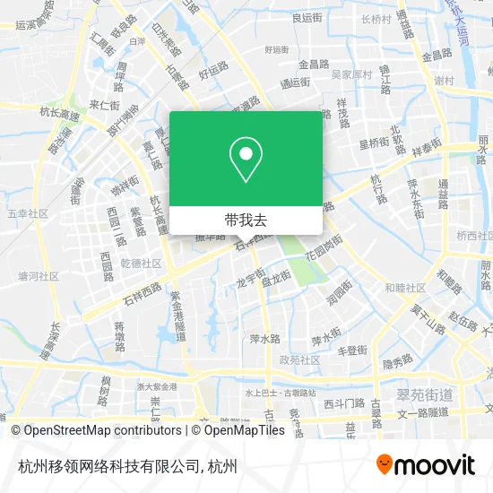 杭州移领网络科技有限公司地图
