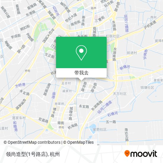 领尚造型(1号路店)地图
