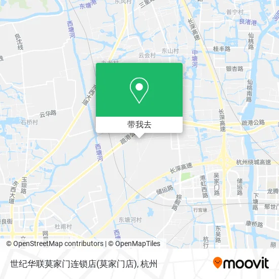 世纪华联莫家门连锁店(莫家门店)地图