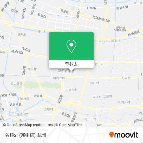谷根21(新街店)地图