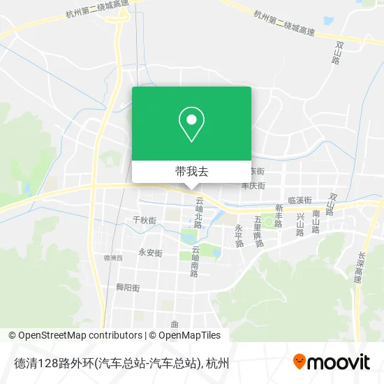 德清128路外环(汽车总站-汽车总站)地图