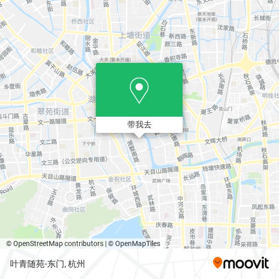 叶青随苑-东门地图