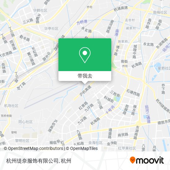 杭州缇奈服饰有限公司地图