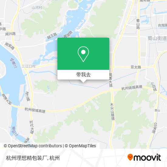 杭州理想精包装厂地图