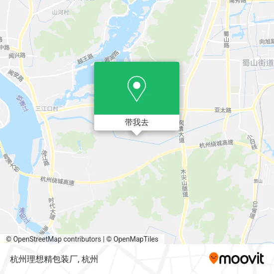 杭州理想精包装厂地图