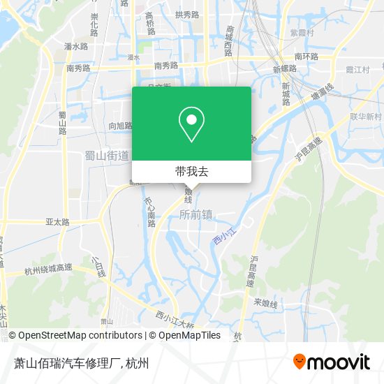萧山佰瑞汽车修理厂地图