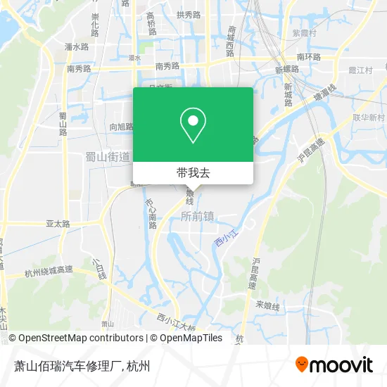 萧山佰瑞汽车修理厂地图