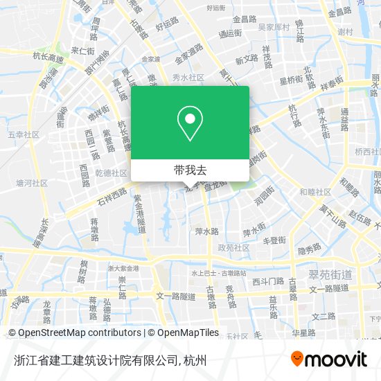 浙江省建工建筑设计院有限公司地图