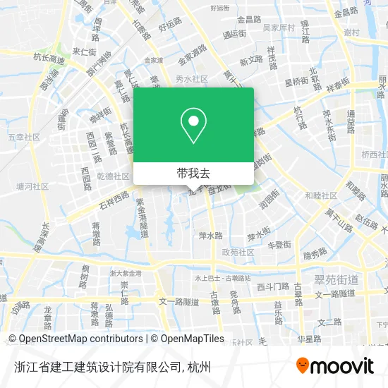 浙江省建工建筑设计院有限公司地图