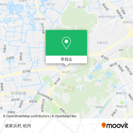 诸家浜村地图