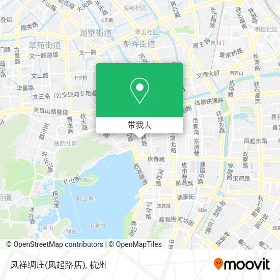 凤祥绸庄(凤起路店)地图